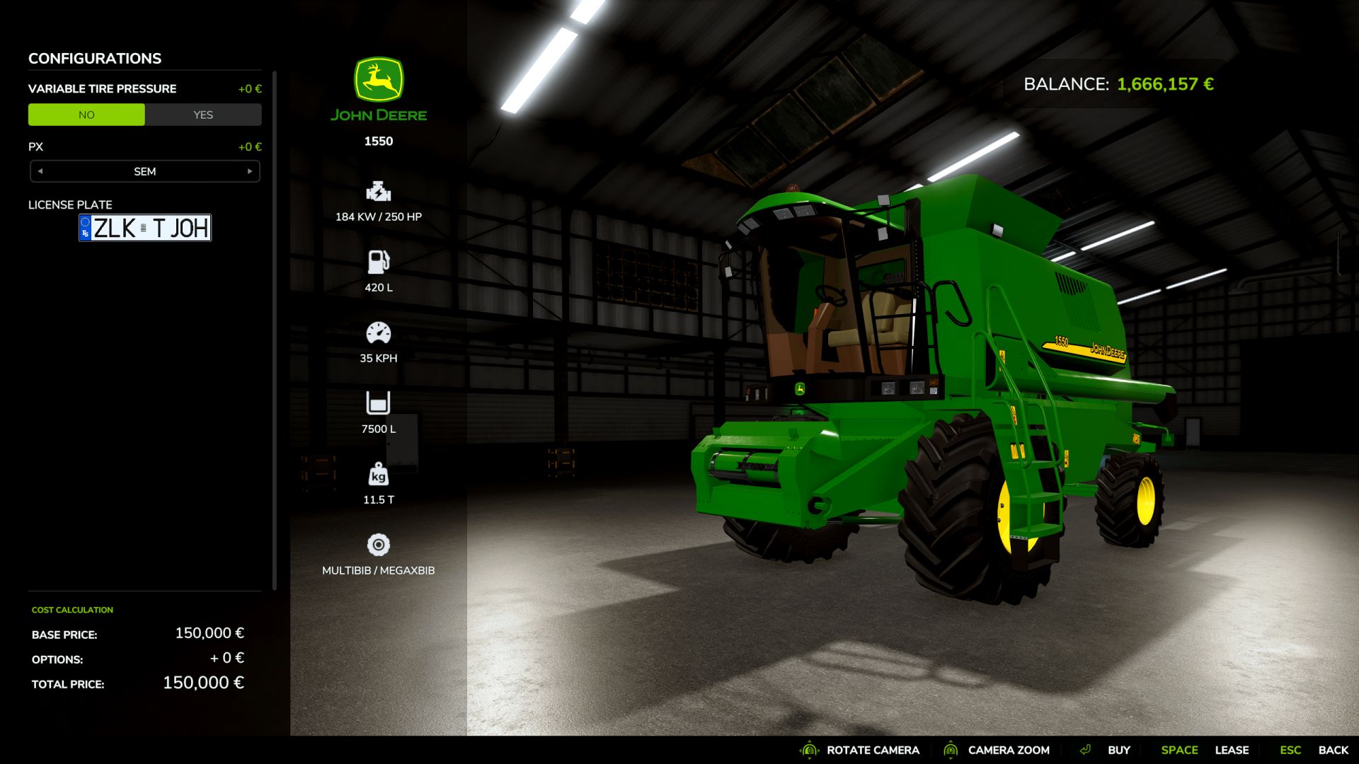 John Deere 1550 EU