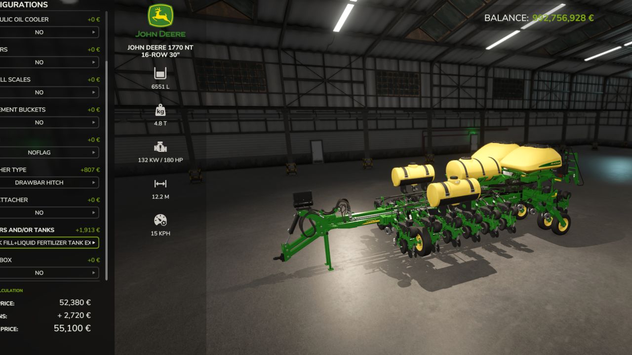 John Deere 1770 NT RCR