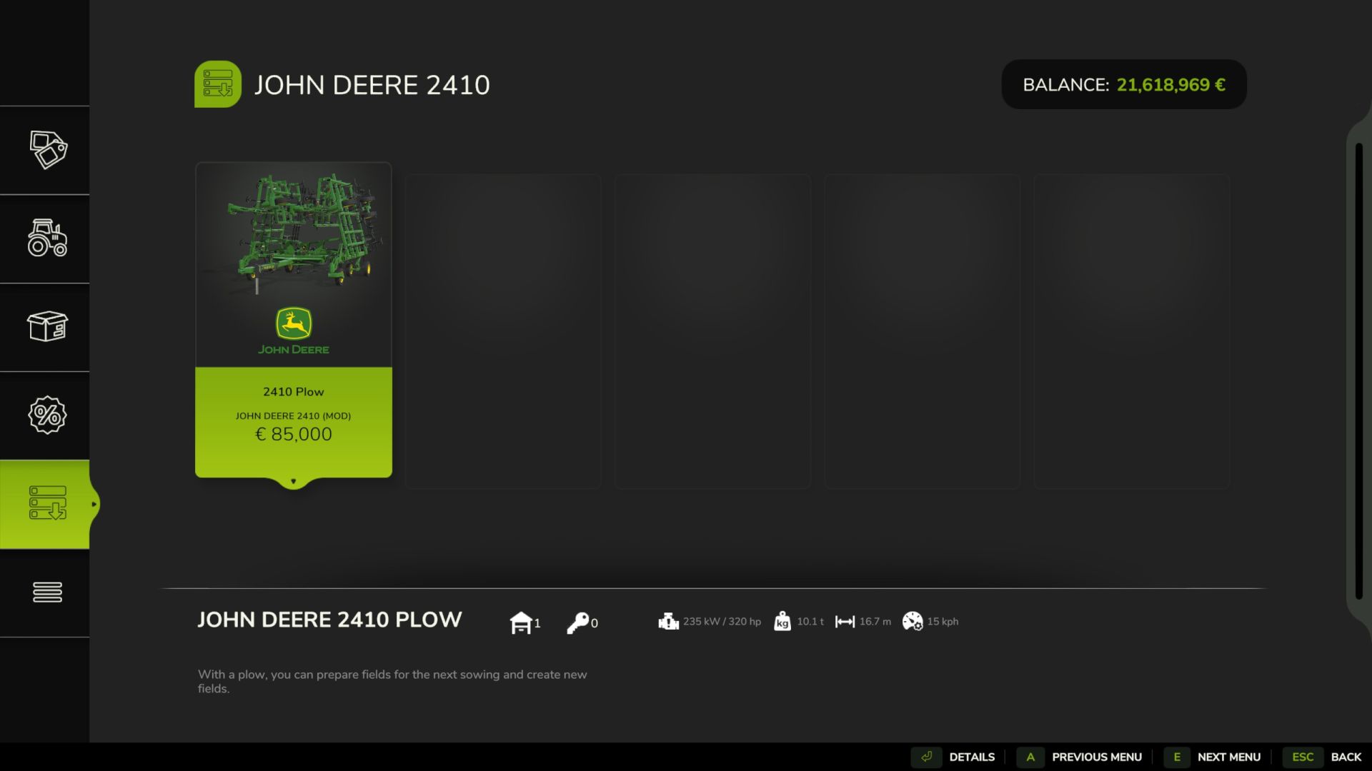 John Deere 2410