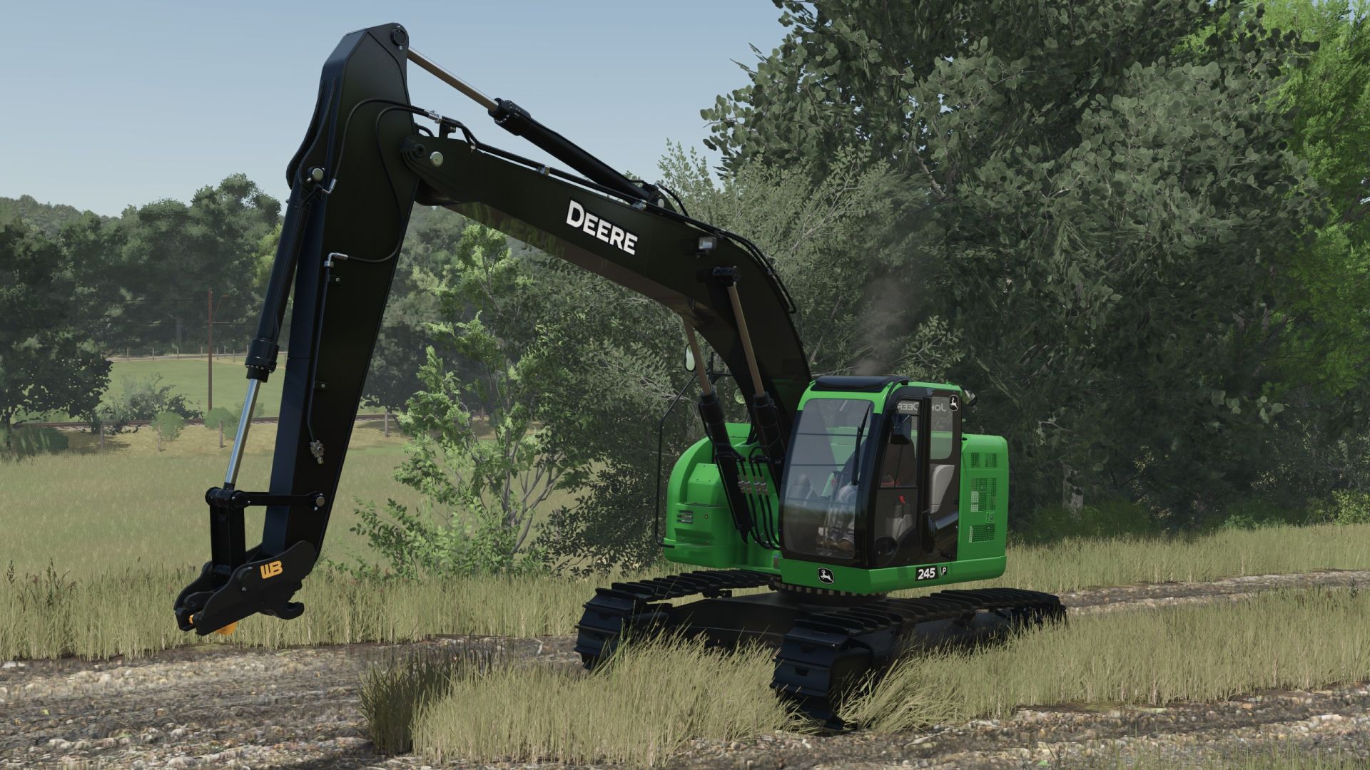 John Deere 245P Baggerpaket