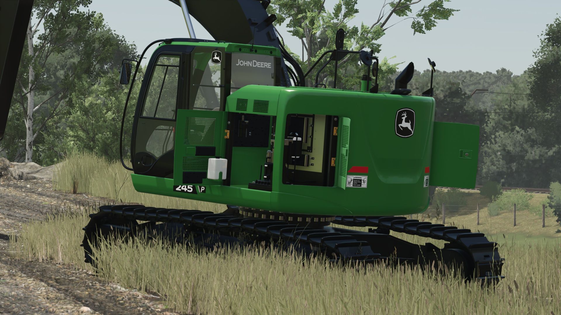 John Deere 245P Baggerpaket