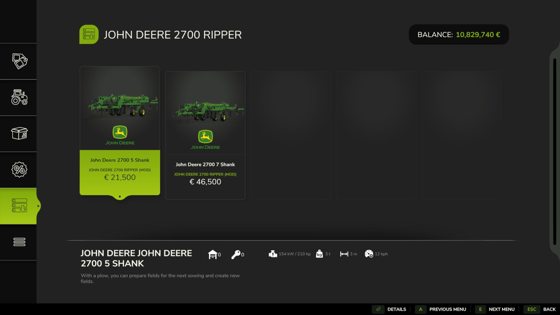 John Deere 2700