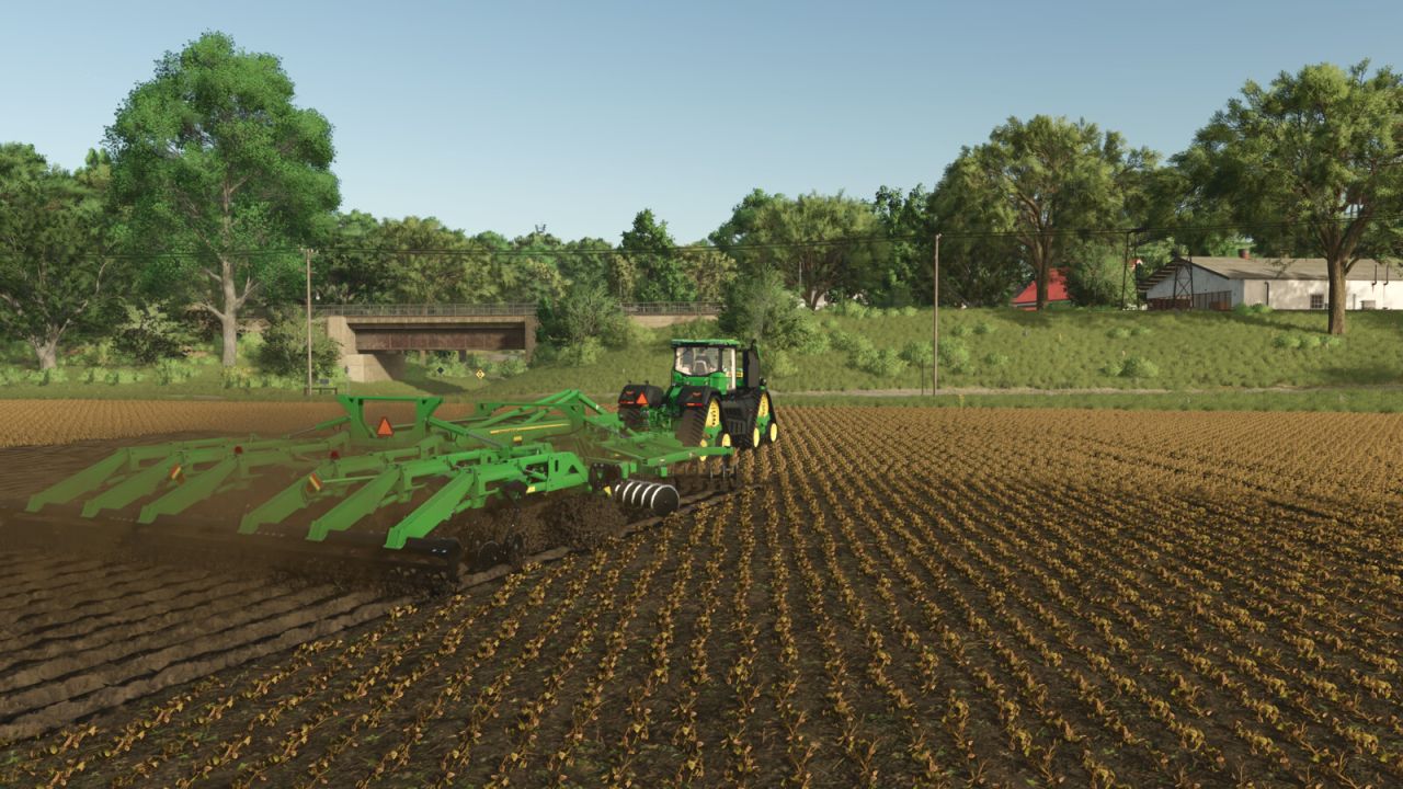 Déchaumeur à dents John Deere 2730 à 13 dents