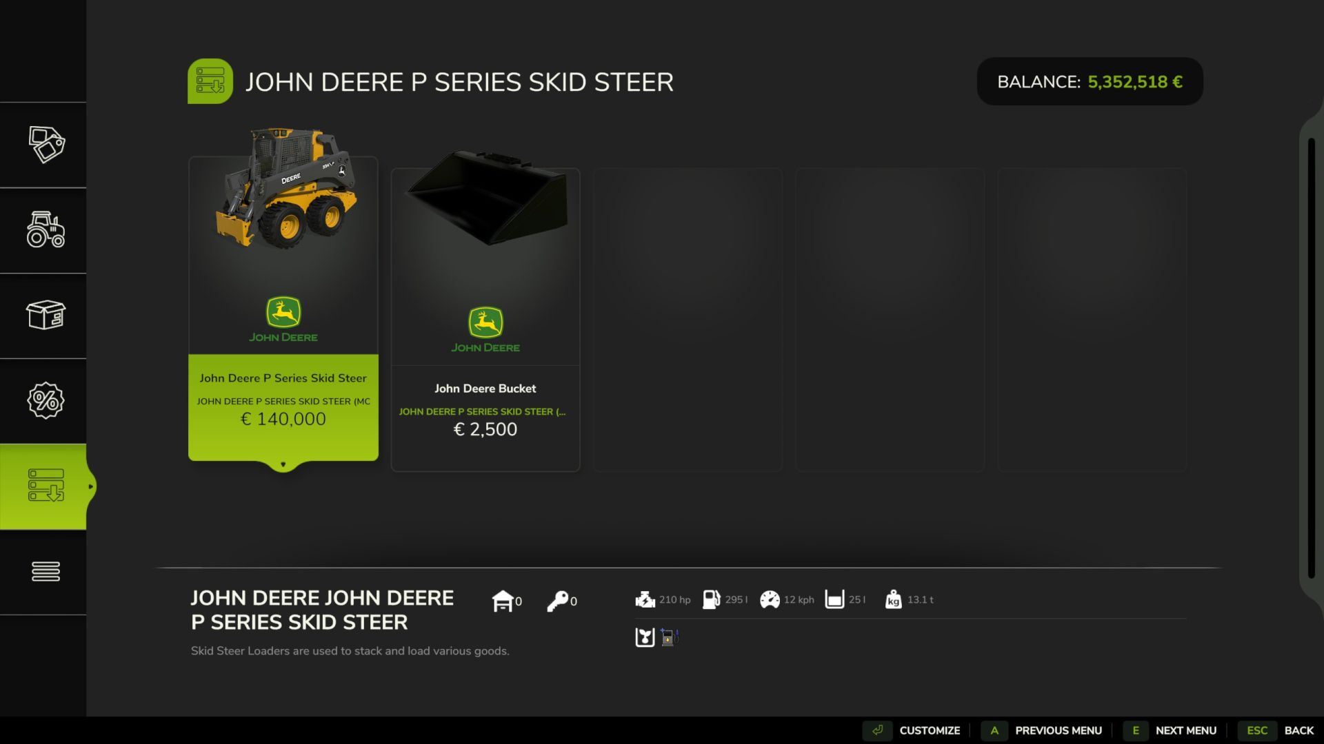 John Deere 335P