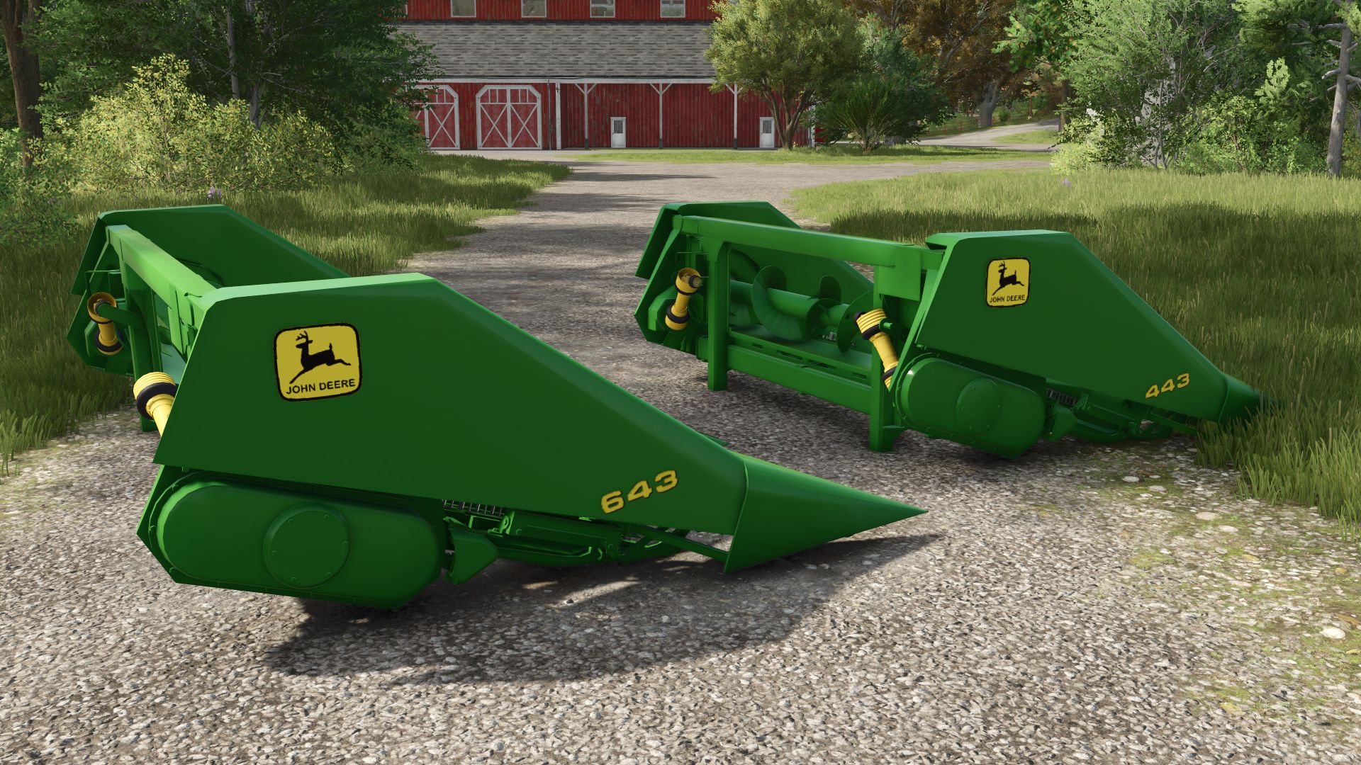 Przystawki do kukurydzy John Deere serii 43