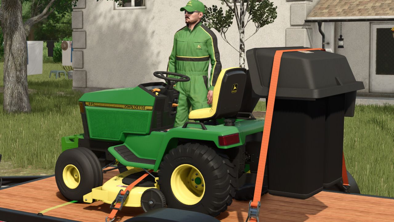 John Deere 445 y servicios públicos