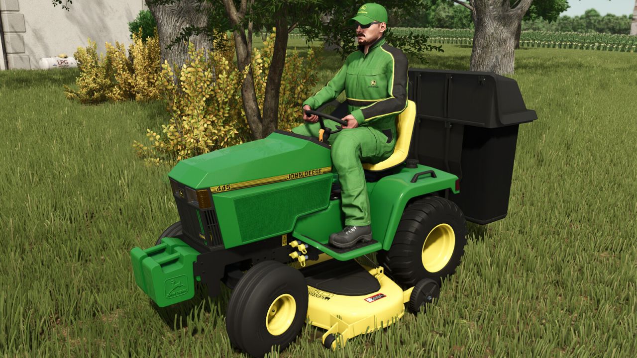 John Deere 445 y servicios públicos