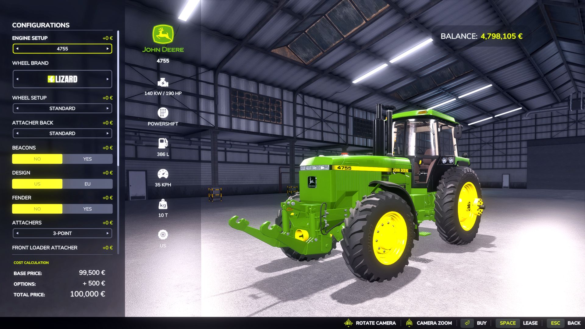 John Deere 4755-4955 Reworked
