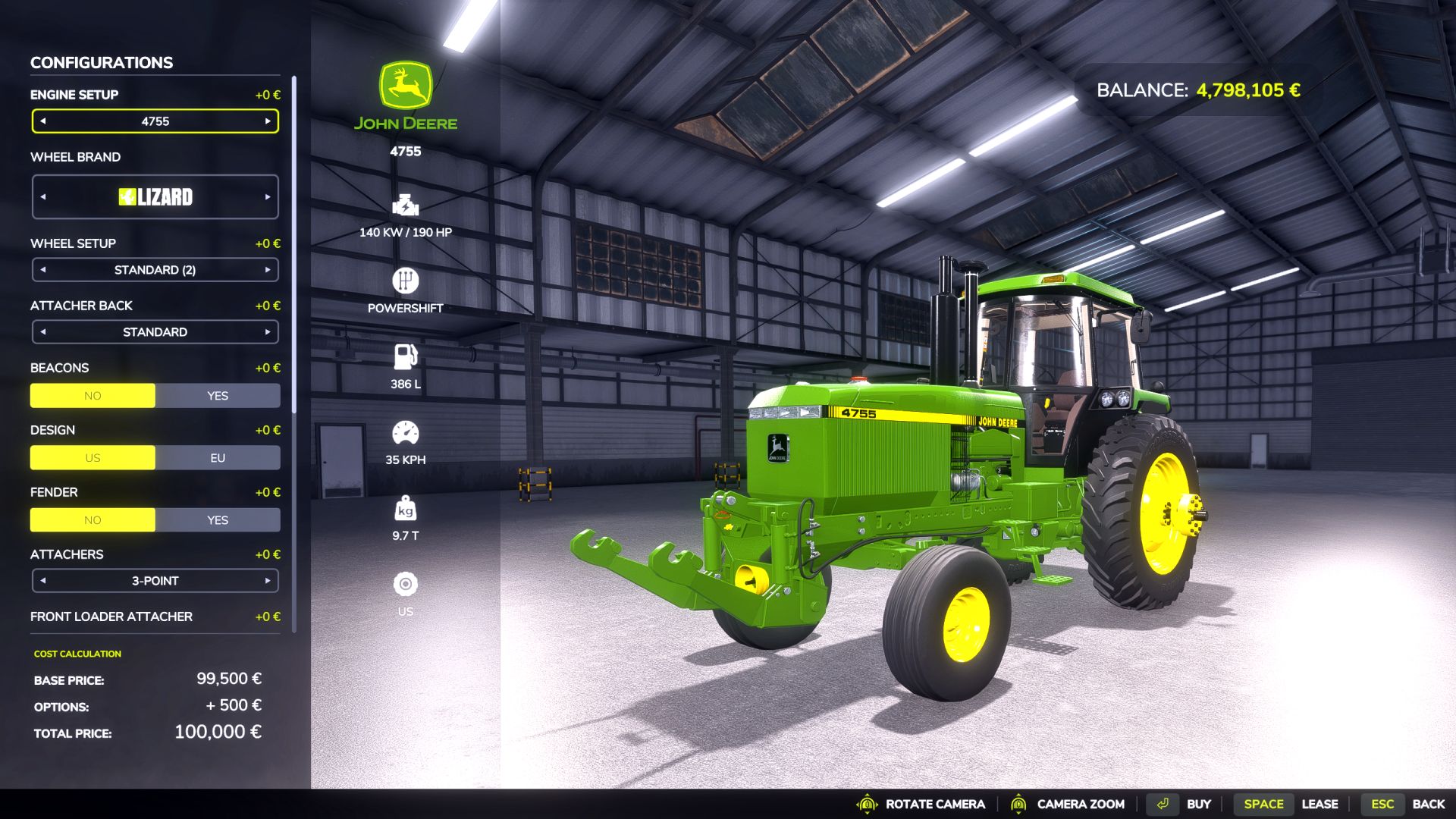 John Deere 4755-4955 Reworked