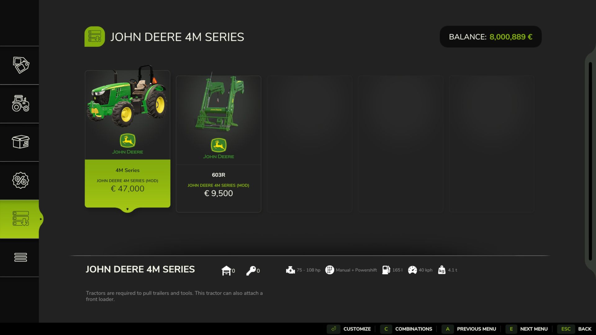 John Deere 4M