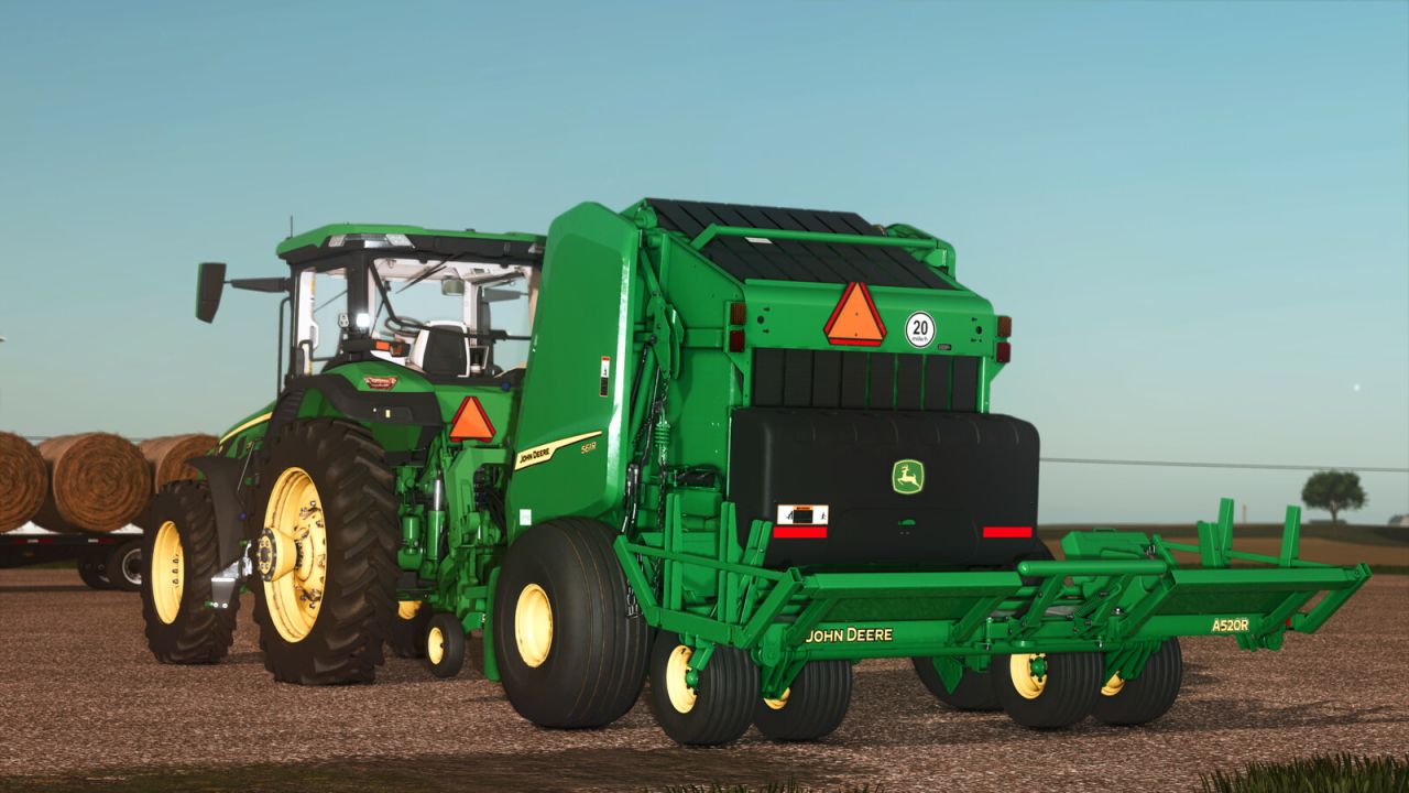Enfardadeira de fardos redondos premium John Deere 561R