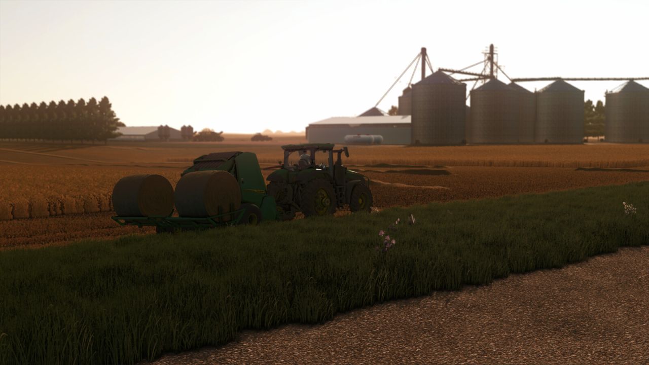 Enfardadeira de fardos redondos premium John Deere 561R