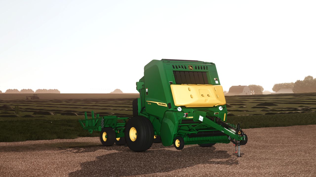 Enfardadeira de fardos redondos premium John Deere 561R