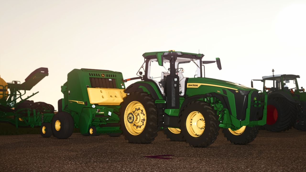 Enfardadeira de fardos redondos premium John Deere 561R