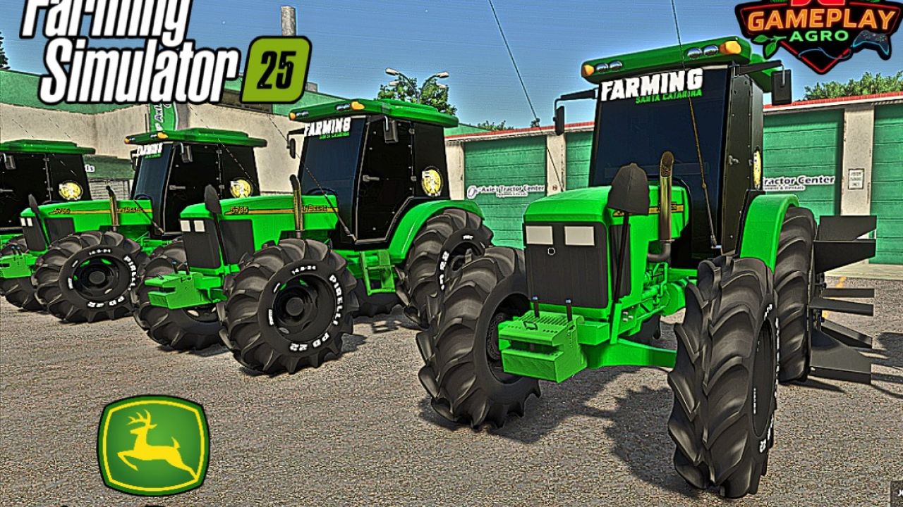 John Deere 5705 mit Kabine (Reisanbau)