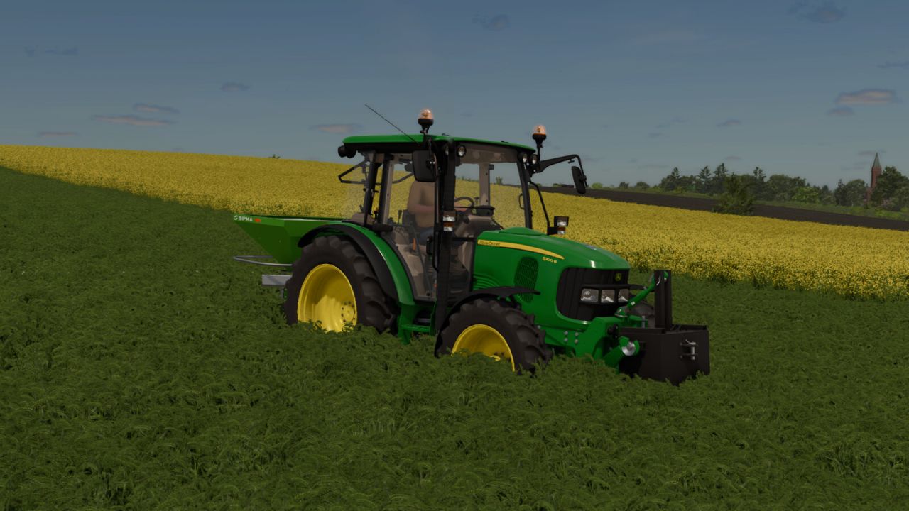 John Deere 5R + 583
