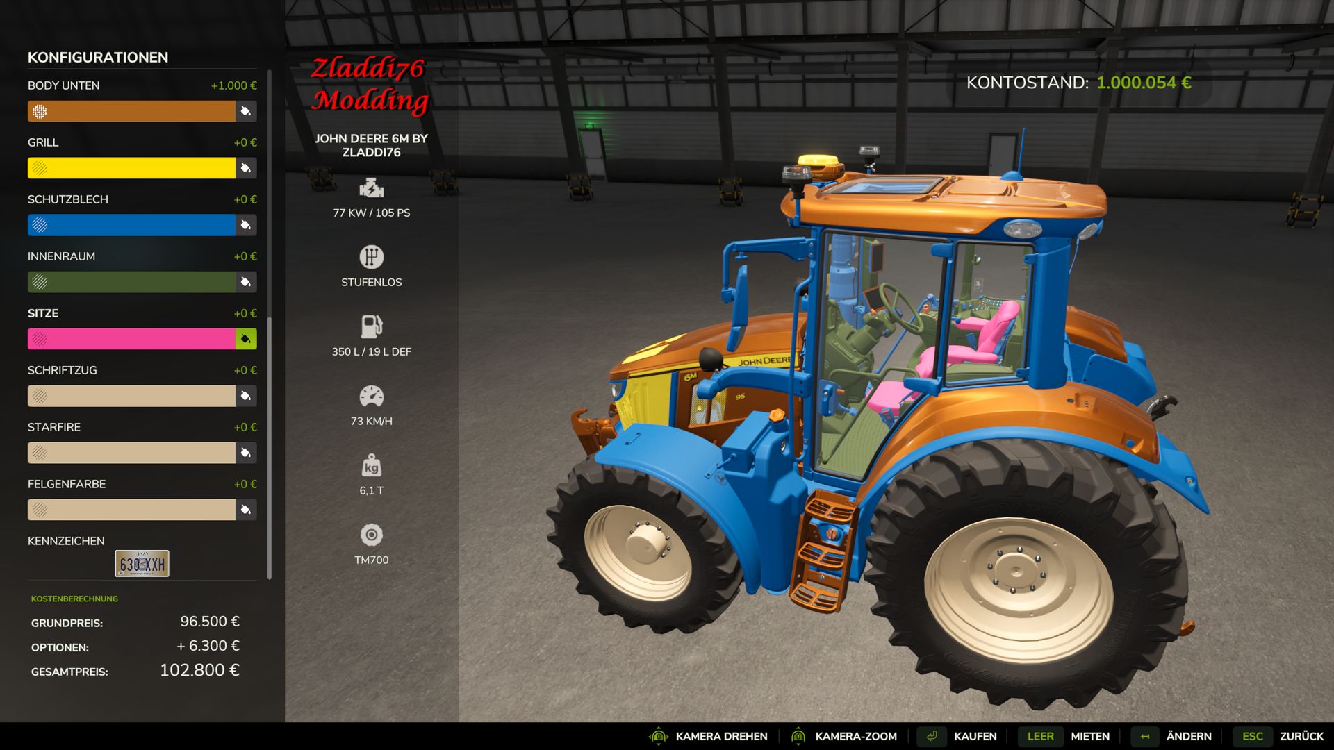 John Deere 6M Serie