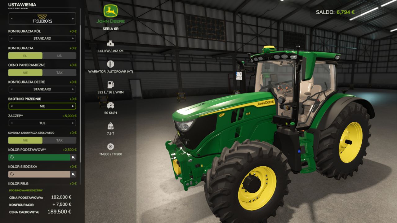 John Deere 6R 145-185