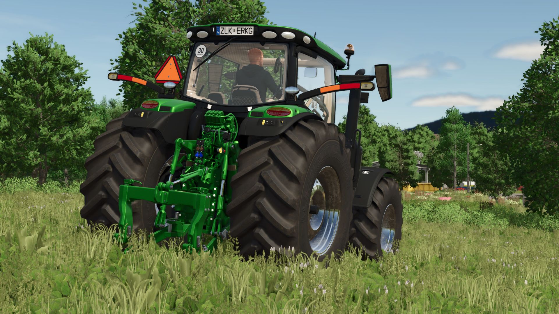 John Deere 6R Büyük Çerçeve, ön yükleyici 600R ile