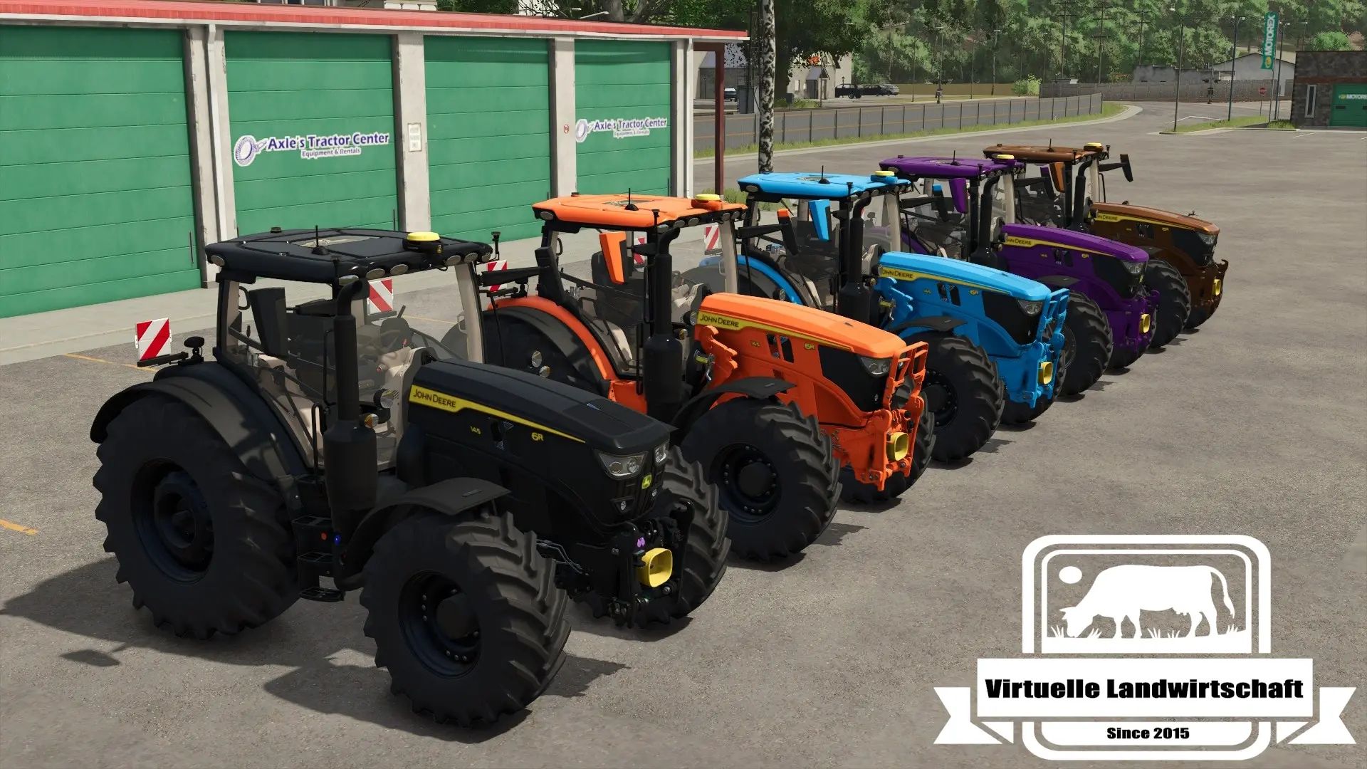 John Deere 6R-serie met keuze uit kleuren