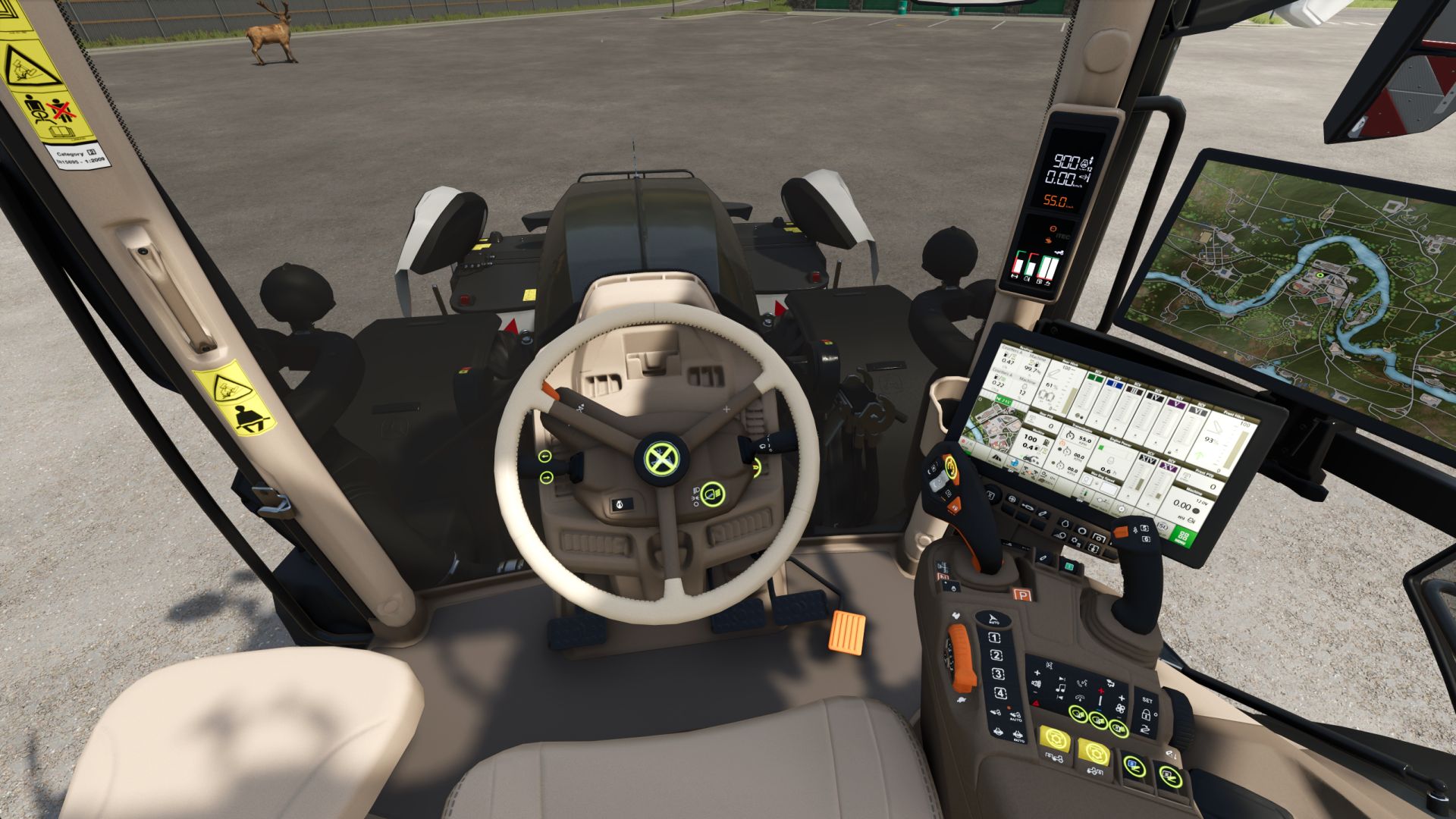 Serie John Deere 6R con telaio extra large