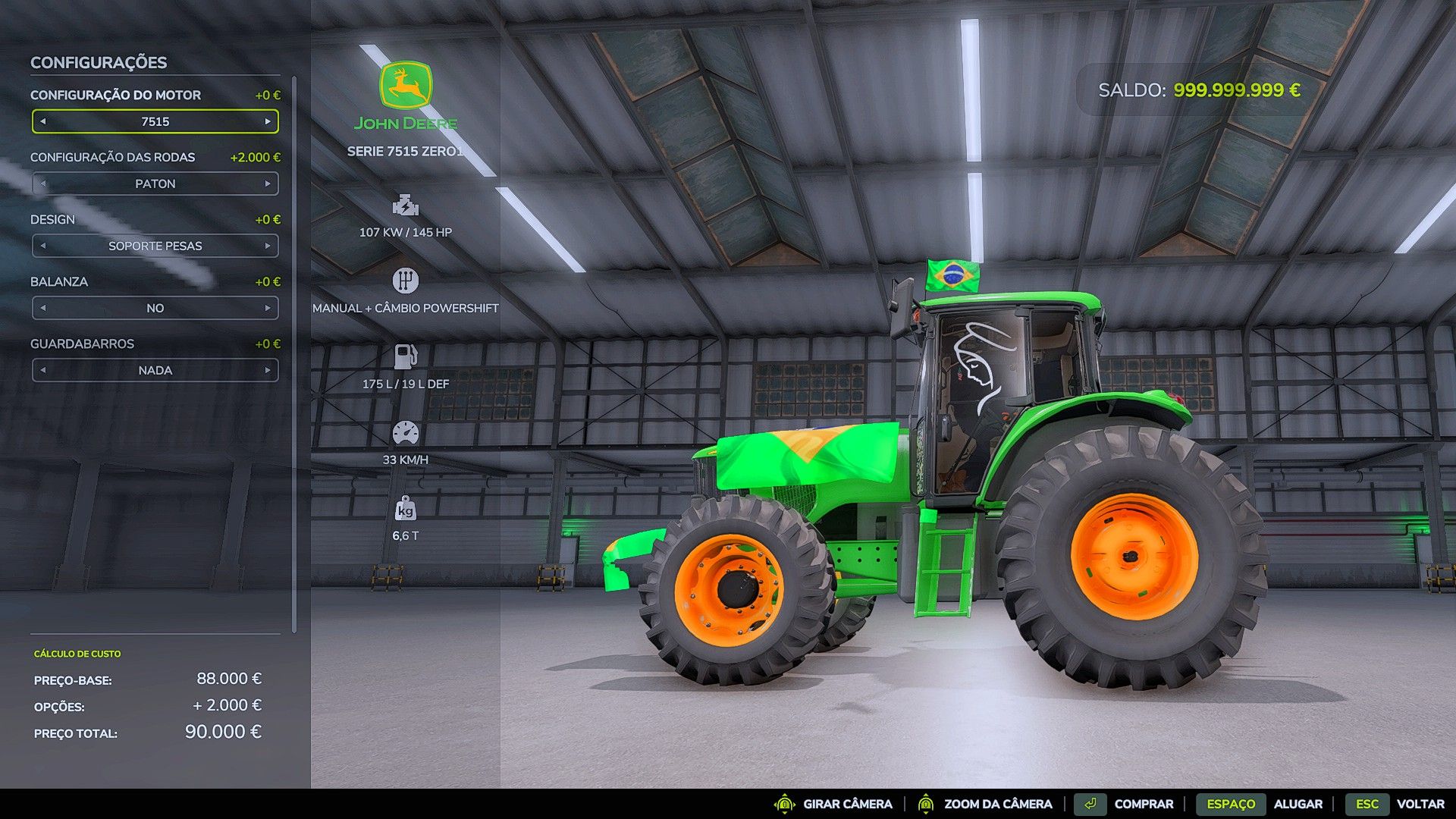 John Deere 7515