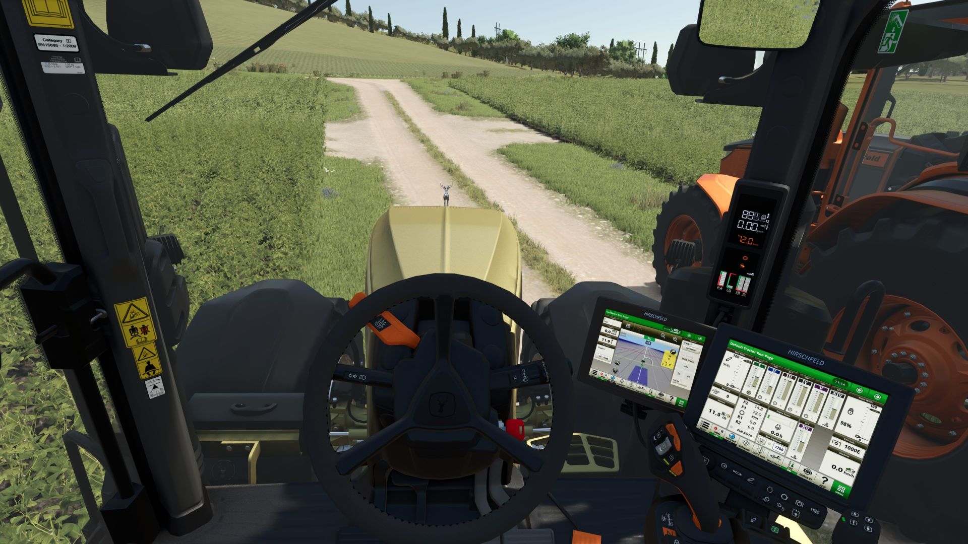 Serie John Deere 7R: realismo y pasajero incluido