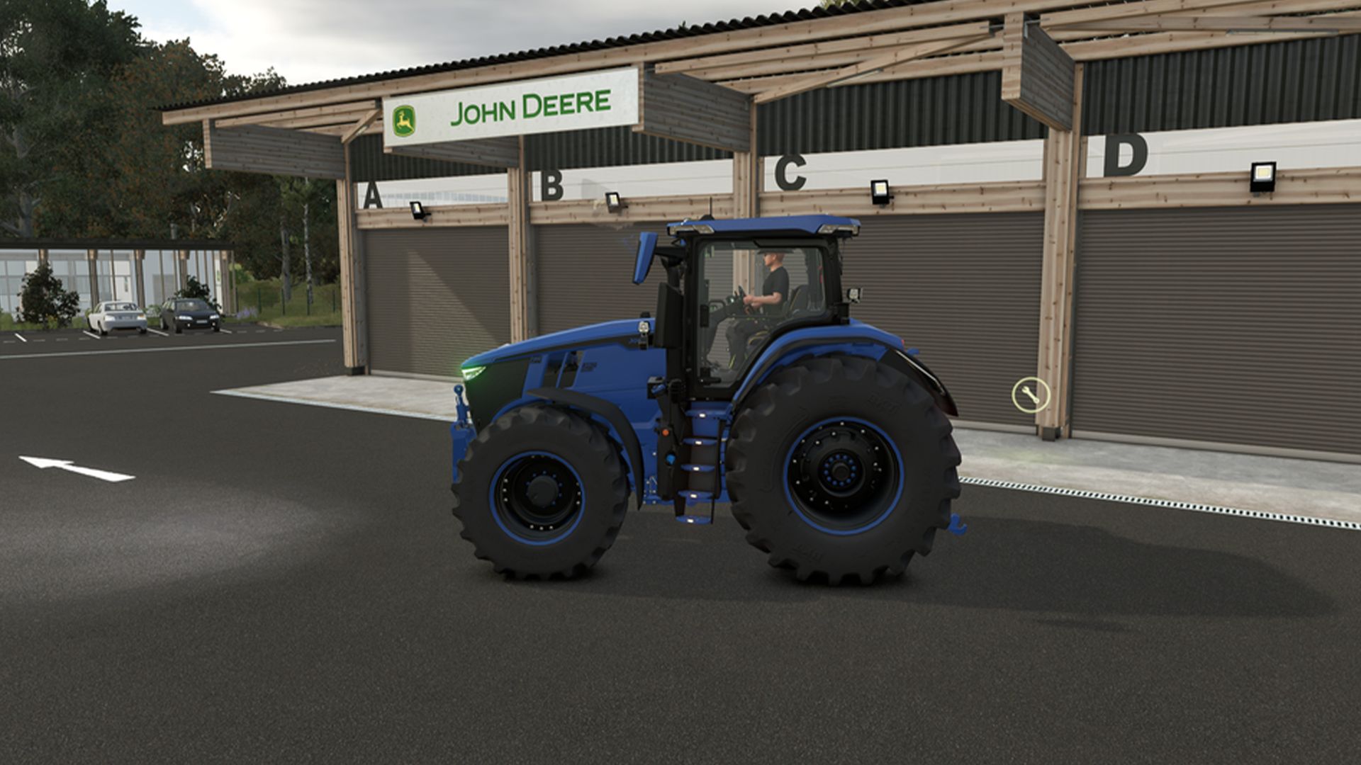John Deere 7r avec chargeur frontal