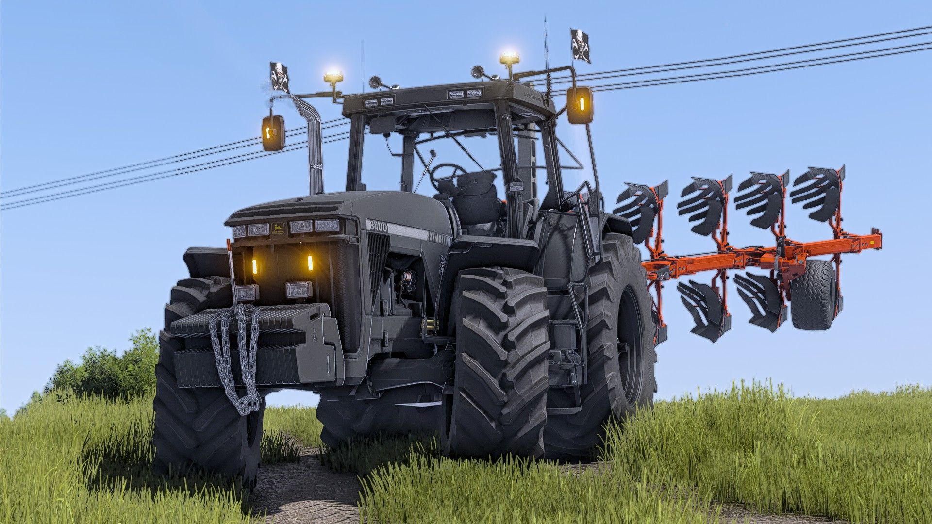Seria John Deere 8000 w ciemnym stylu