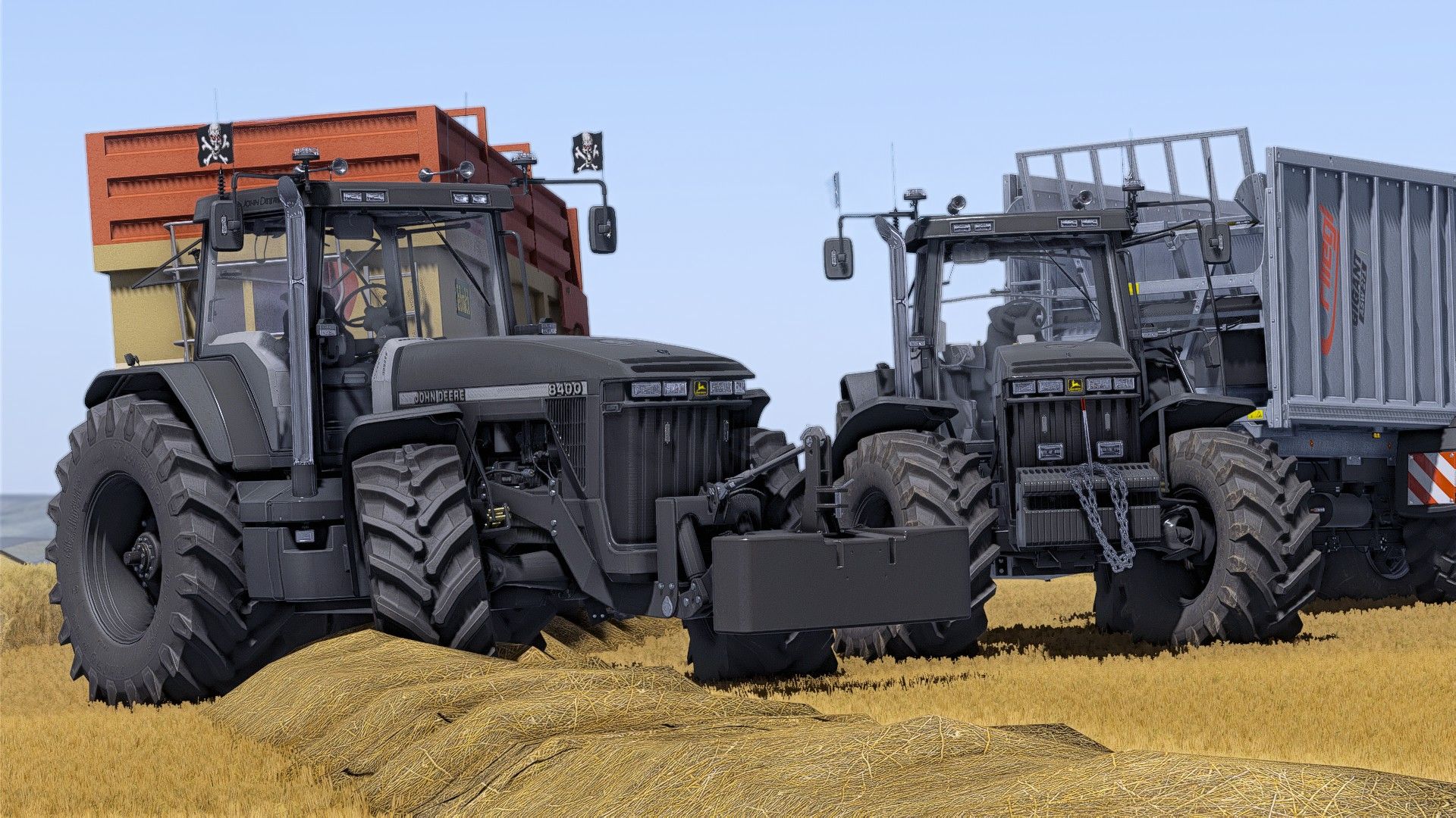 Seria John Deere 8000 w ciemnym stylu