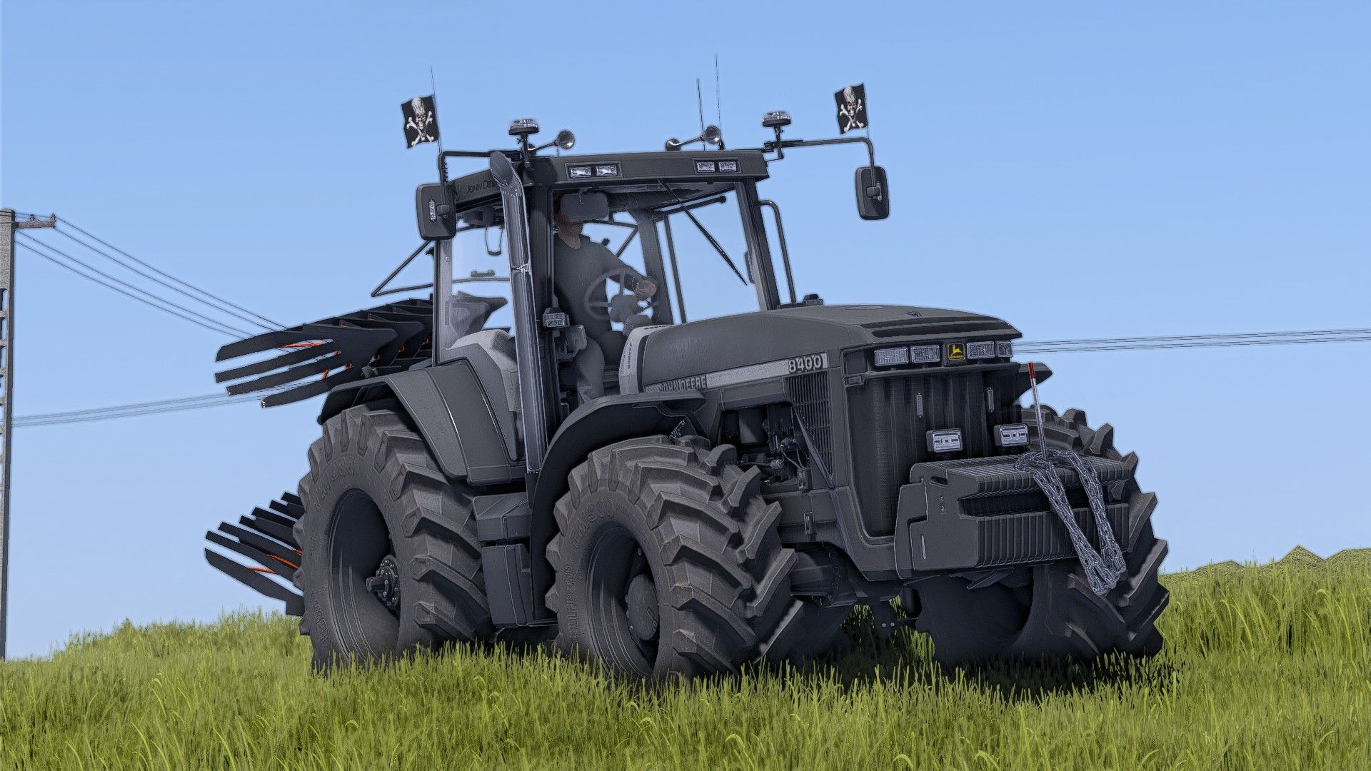 Seria John Deere 8000 w ciemnym stylu