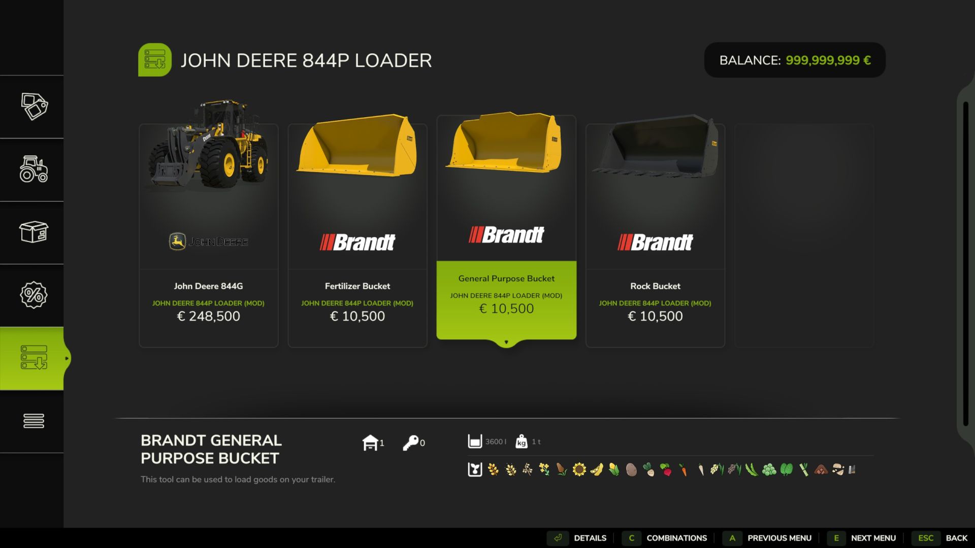 John Deere 844P