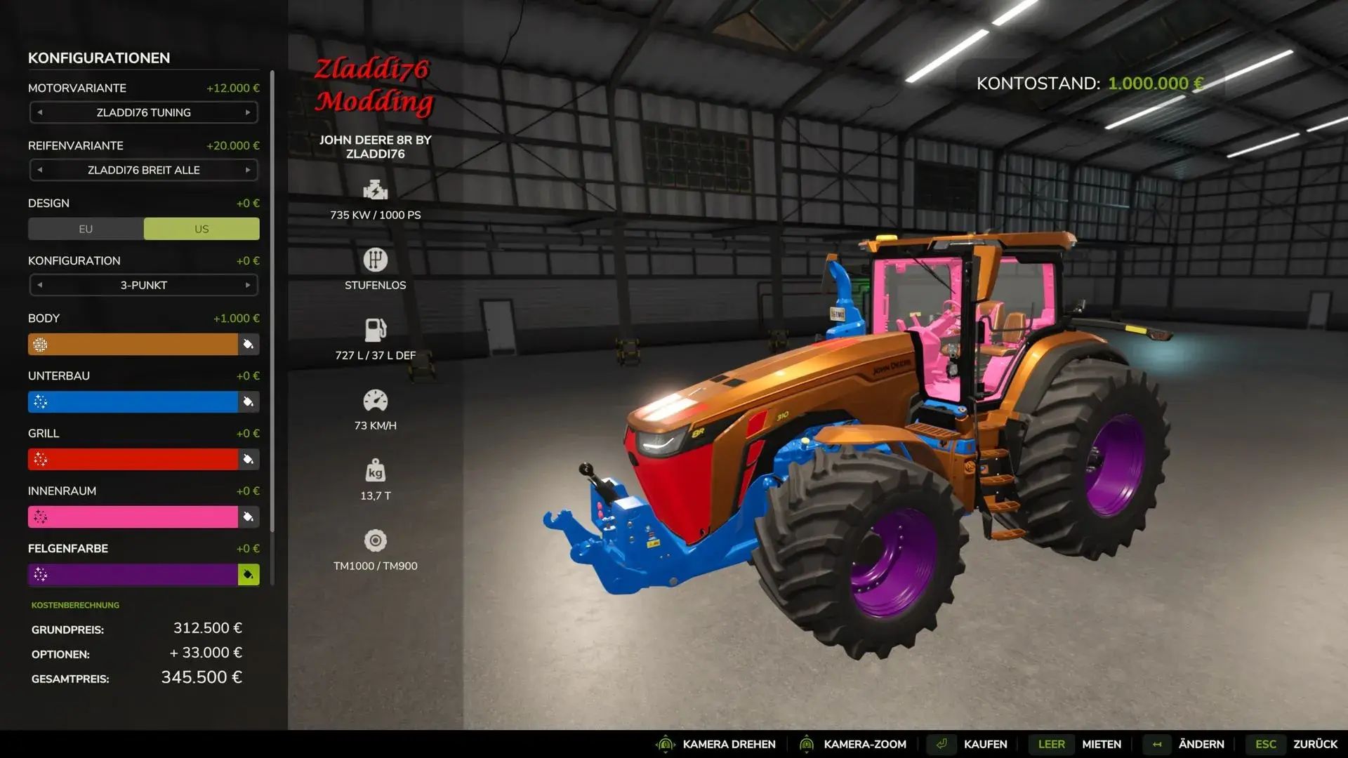 John Deere 8R Edit