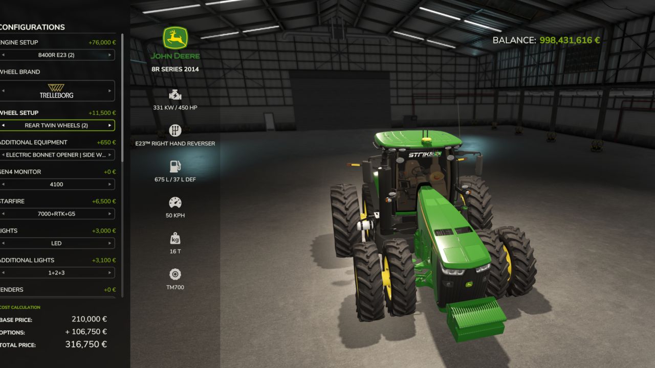 John Deere 8R Series 2014