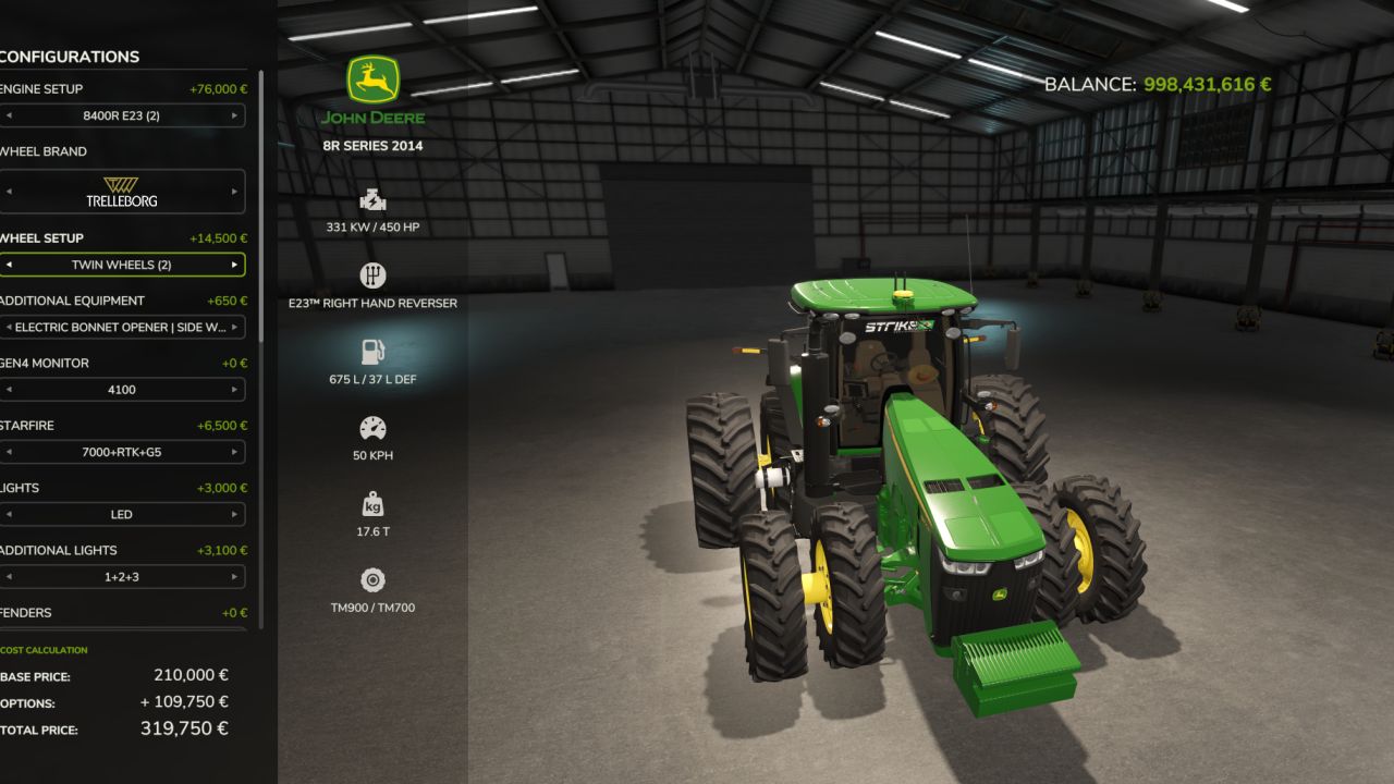 John Deere 8R Series 2014