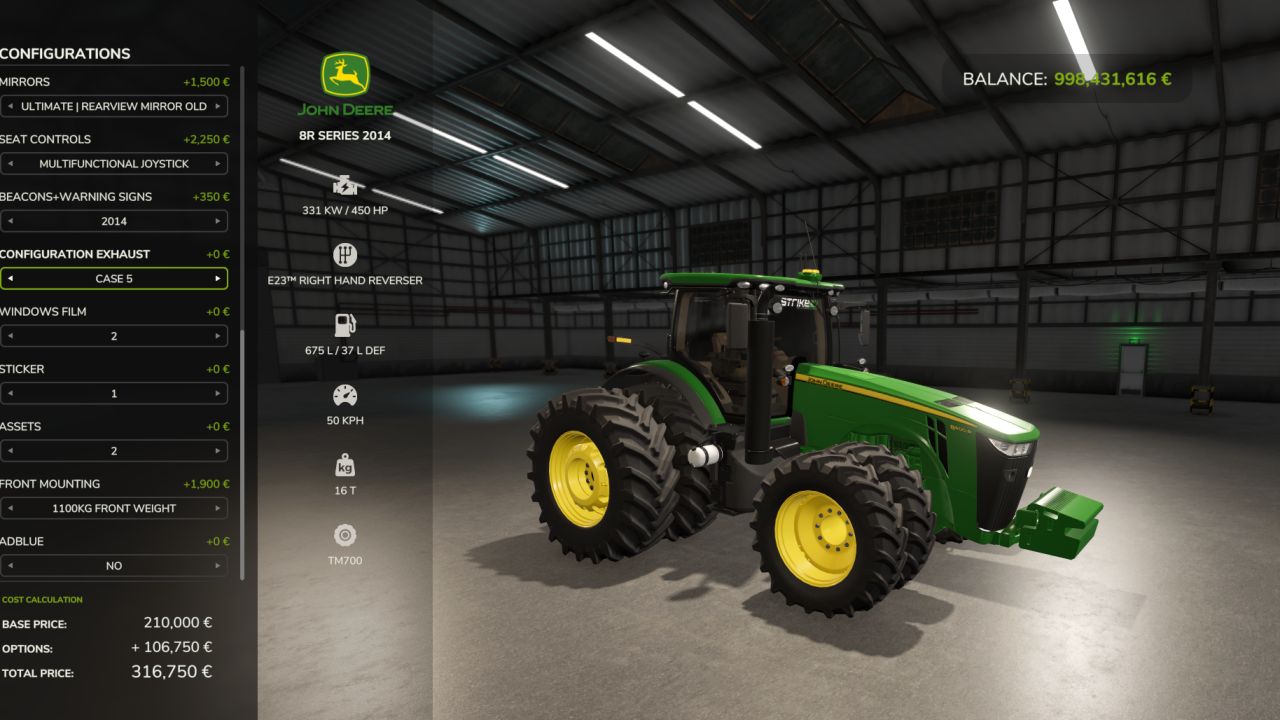 John Deere 8R Series 2014