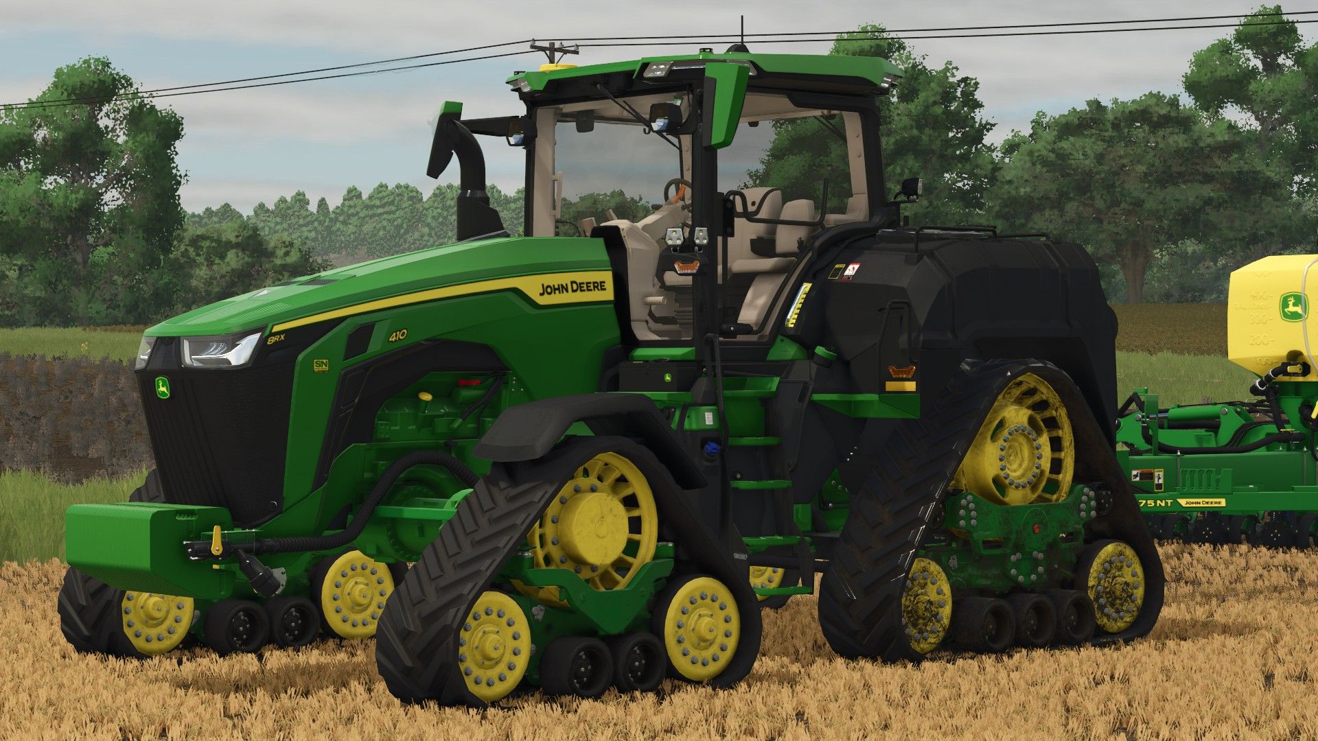 John Deere 8RX mit ExactRate-Tanks