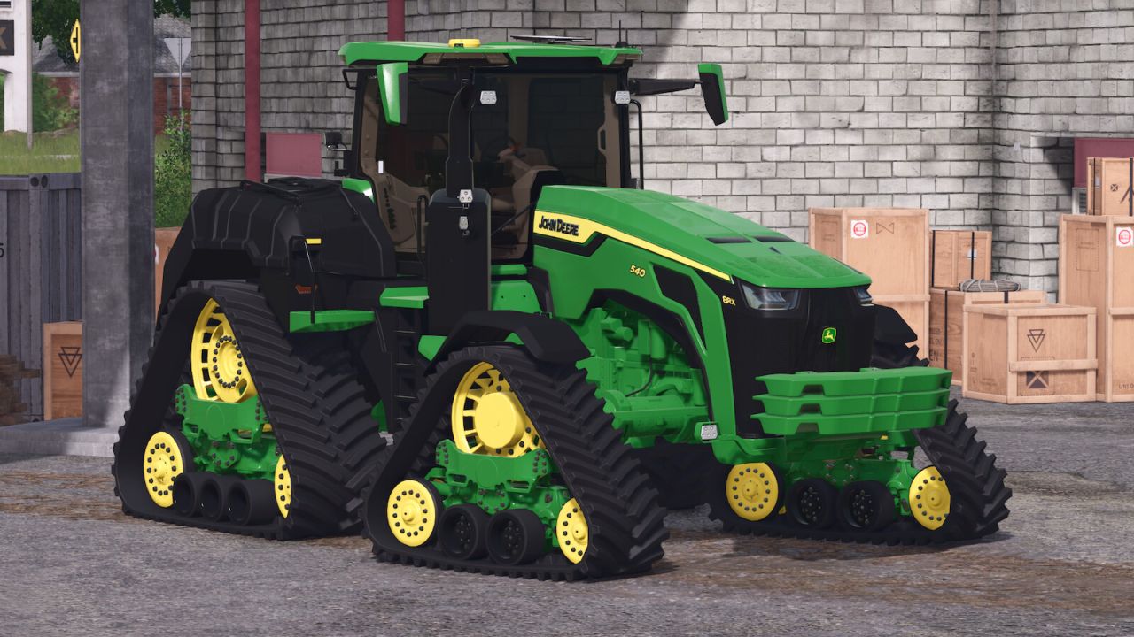 John Deere 8RX540 High Horsepower And Side Tanks