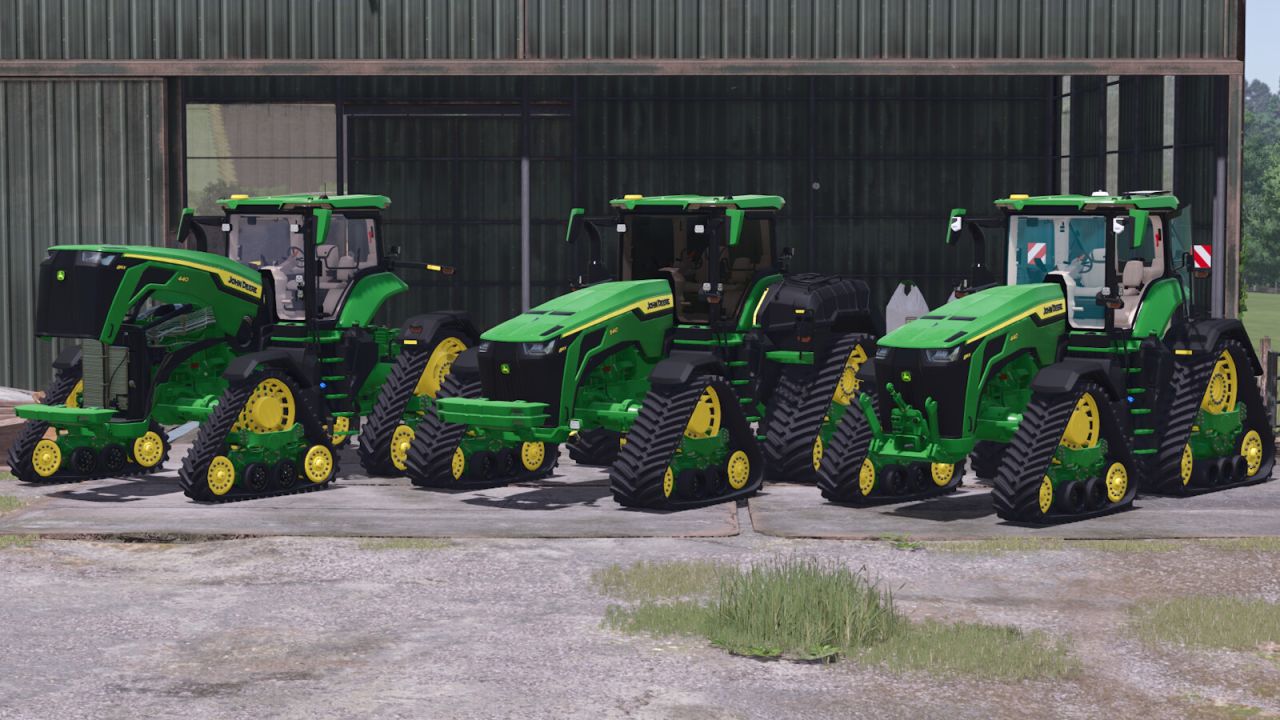 John Deere 8RX540 High Horsepower And Side Tanks