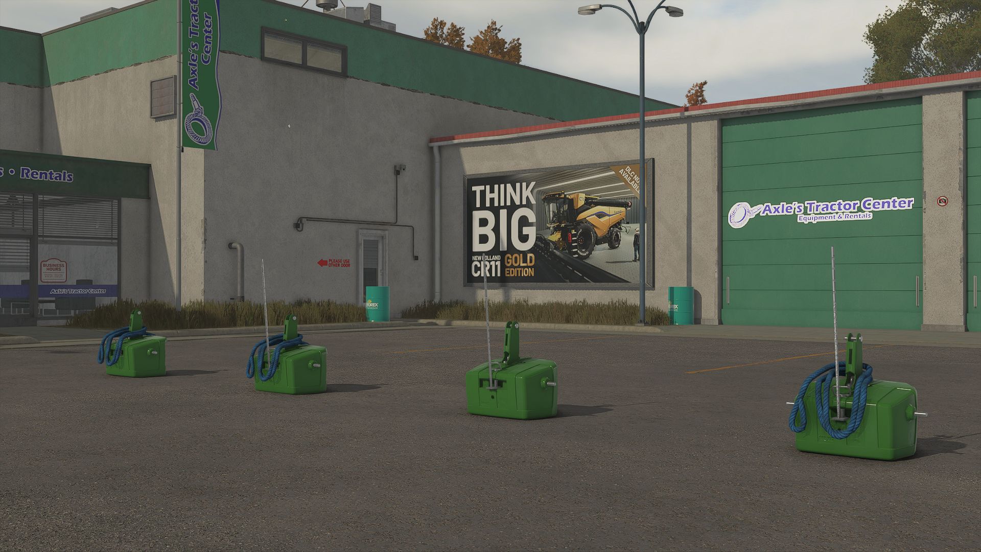 John Deere 900kg weight