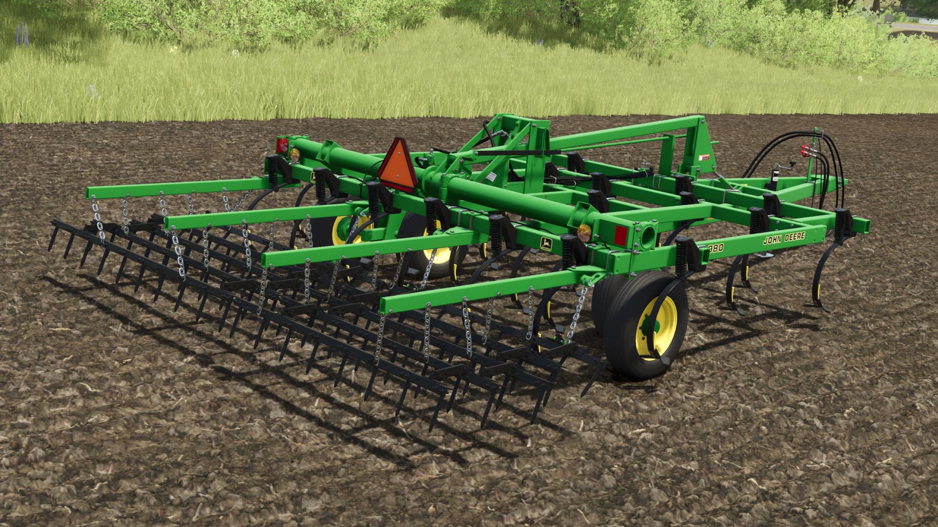 John Deere 980 gezogener Pflug