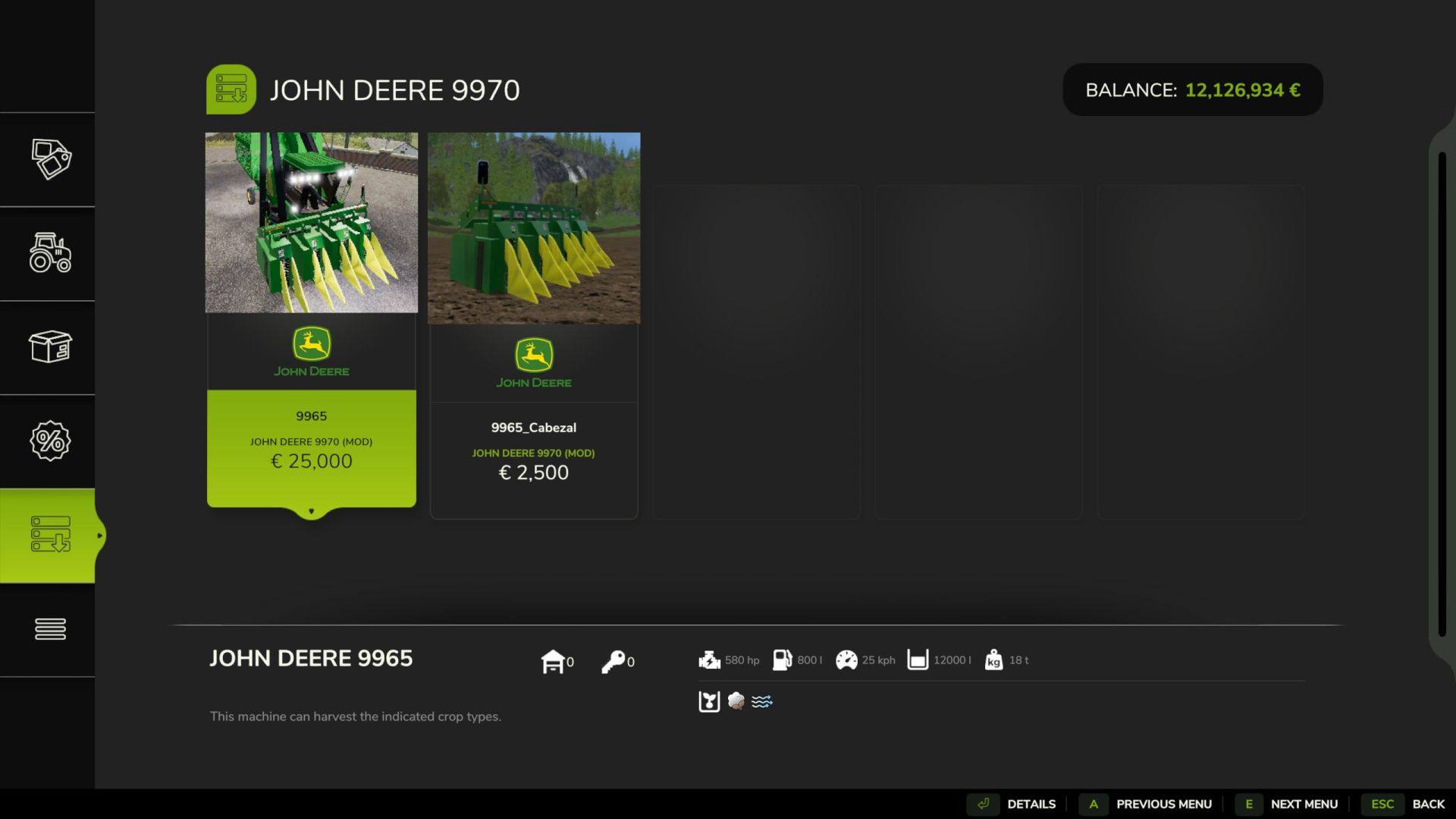 John Deere 9970