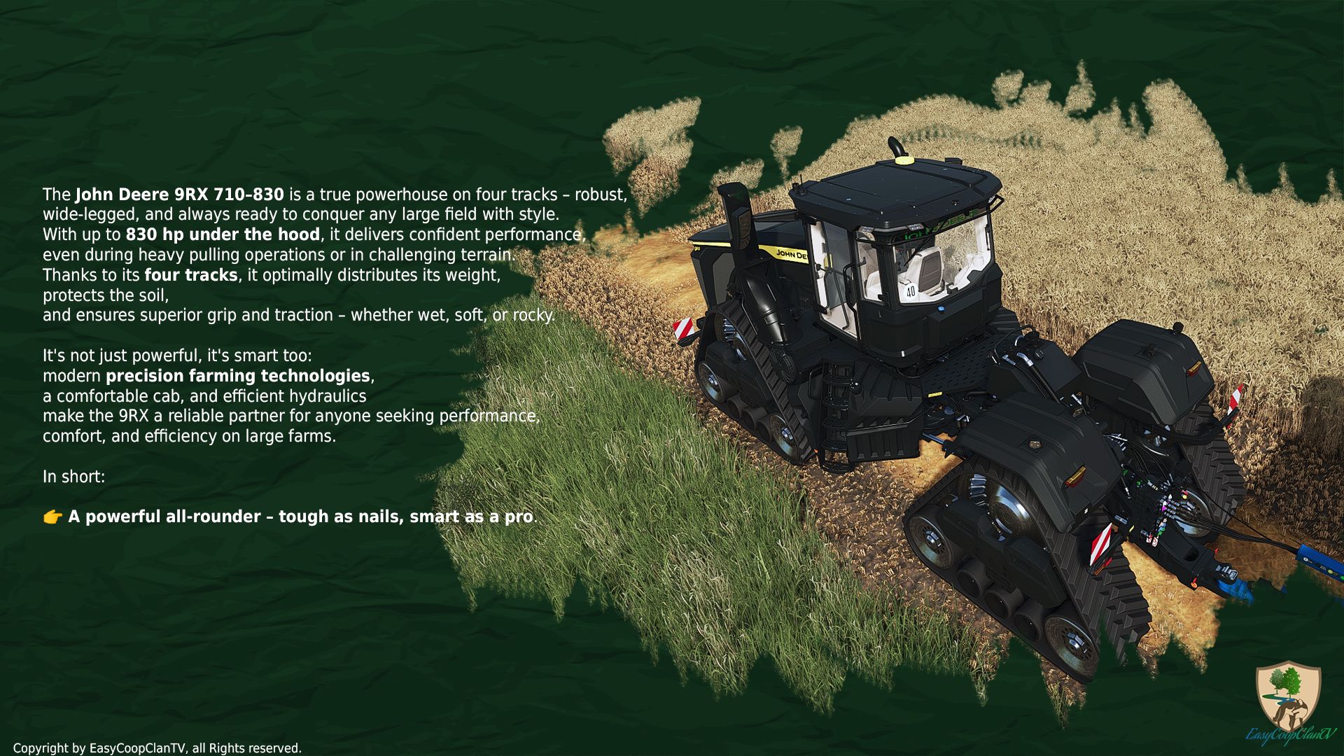 John Deere 9R 710-830 Signature Edition