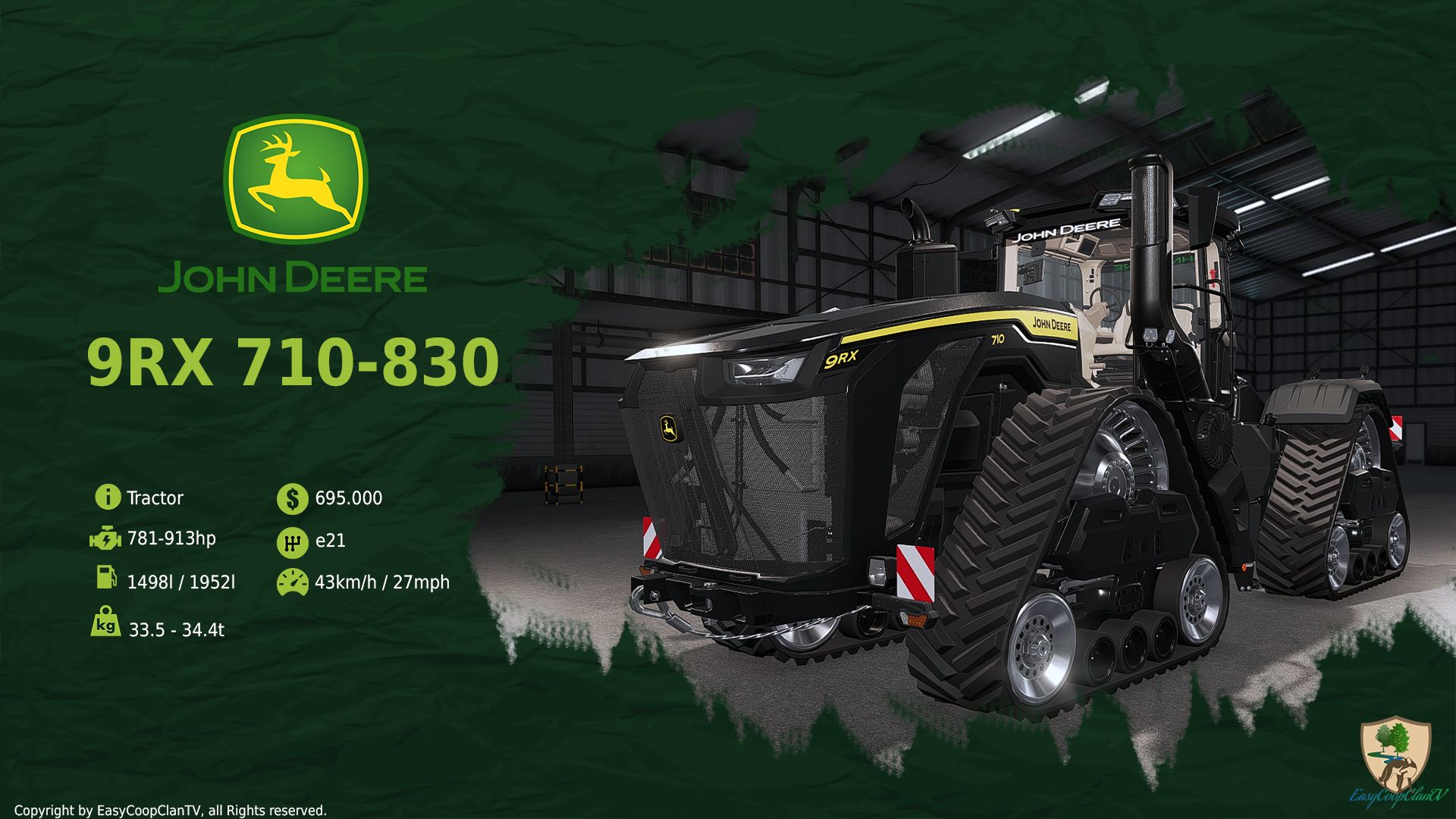 John Deere 9R 710-830 Signature Edition