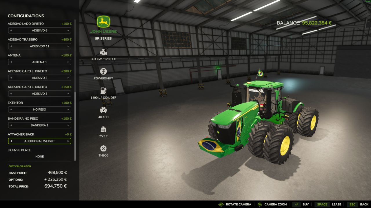 John Deere 9R BR