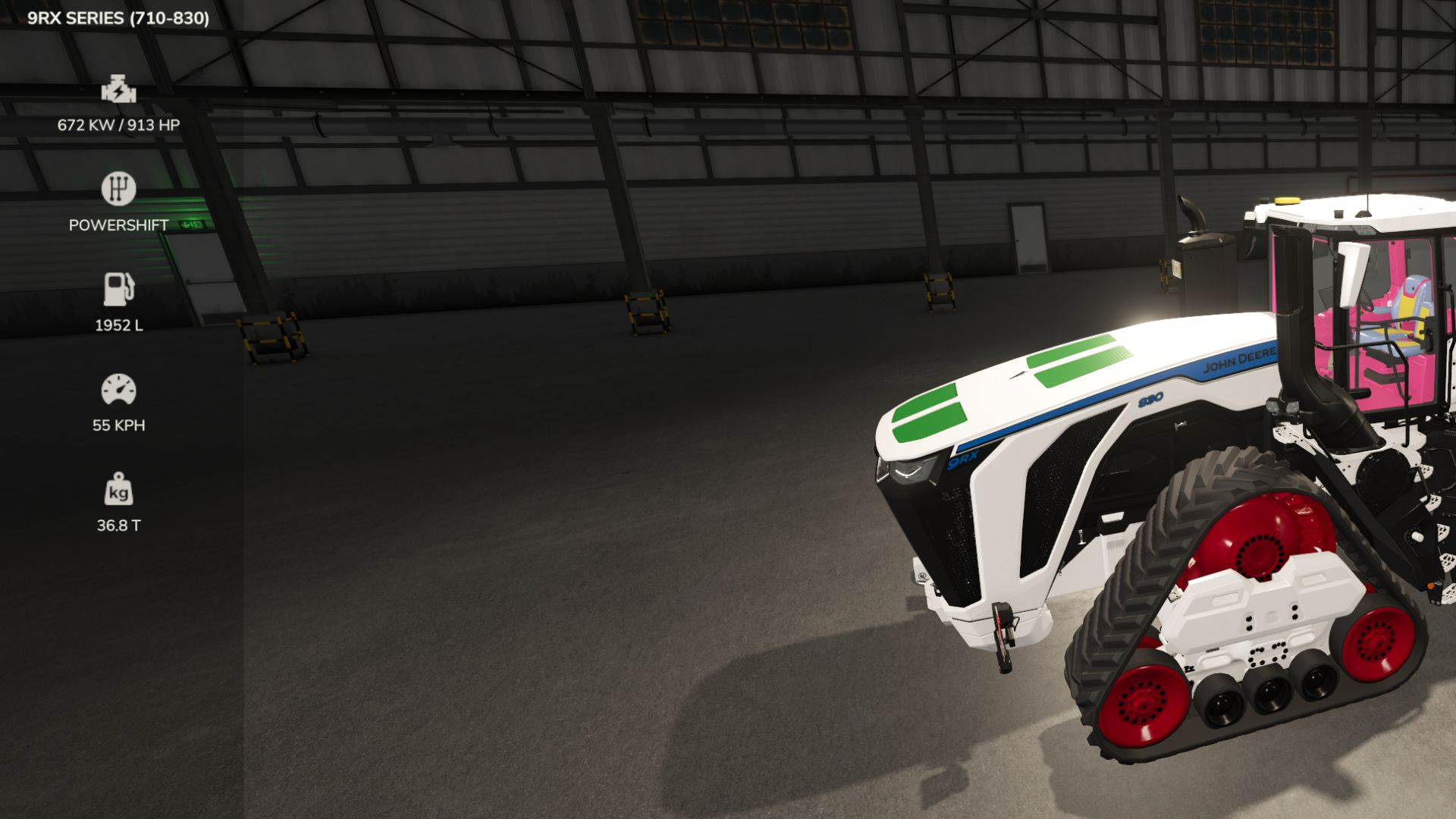 John Deere 9RX 830 Edit