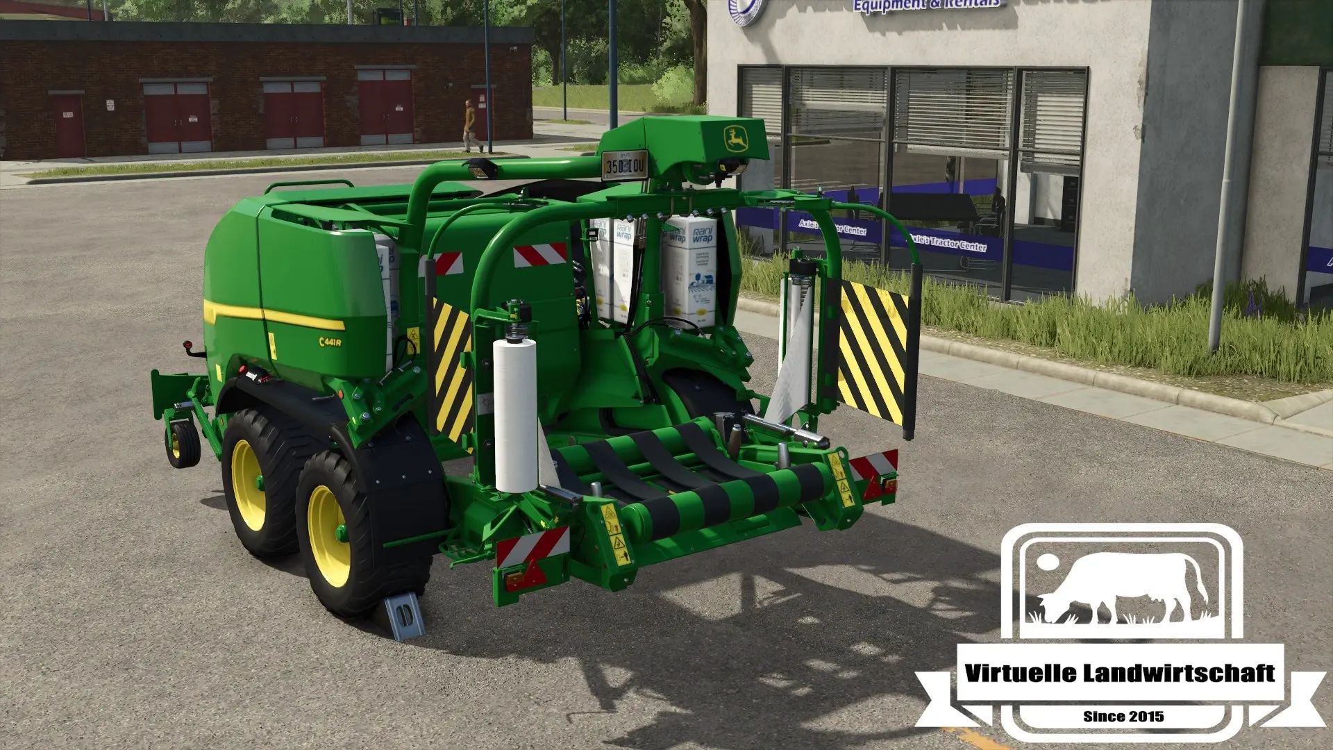 John Deere C441R (camera di precompressione e agente per insilato)