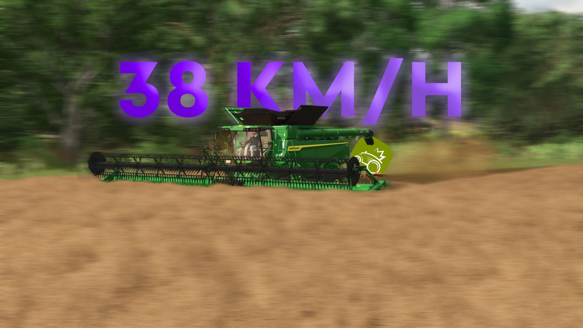 Barre de coupe John Deere HD50F (38 km/h)