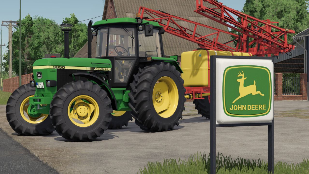 John Deere Neon teken