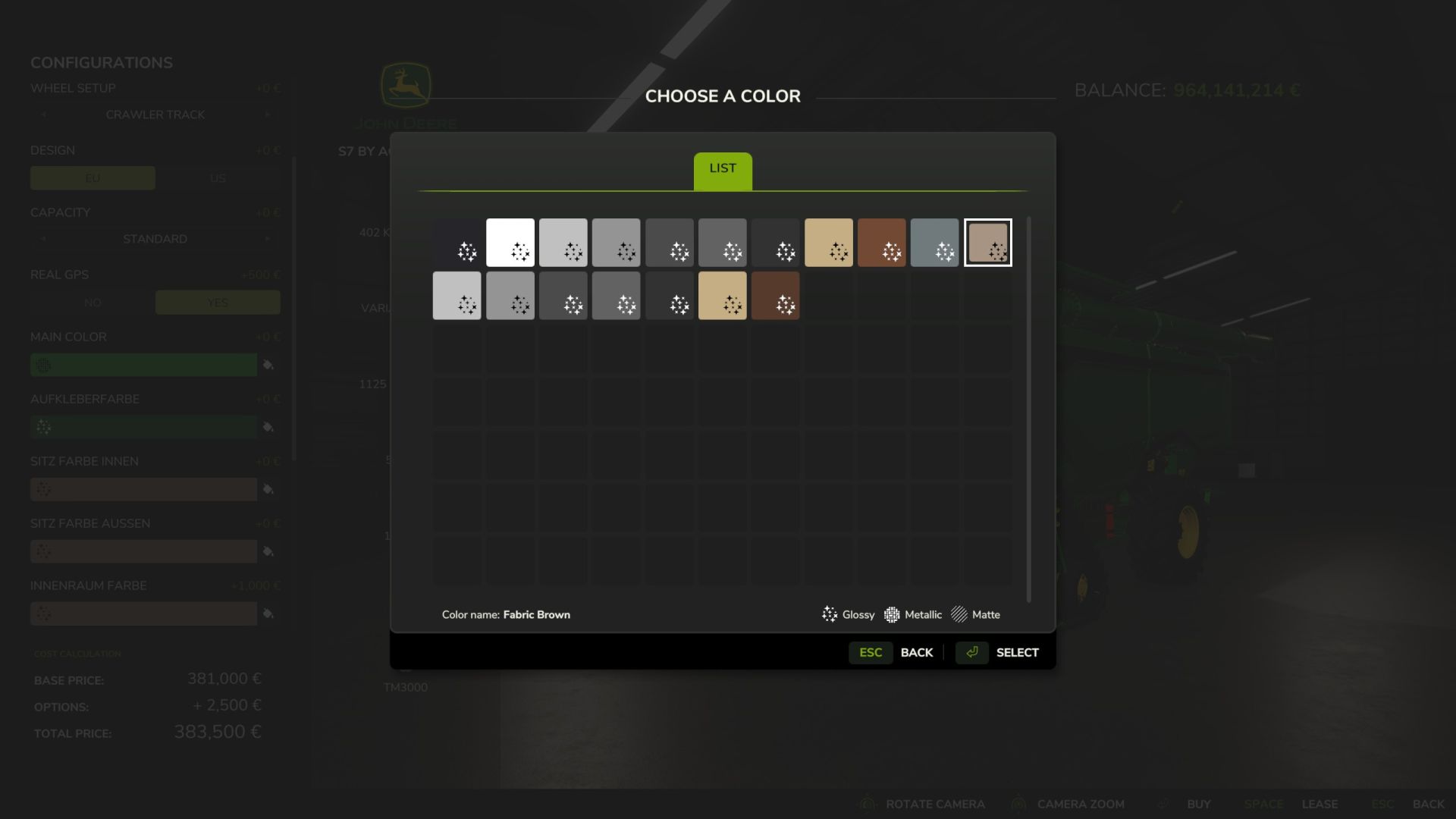 John Deere S7 (Multicolor)